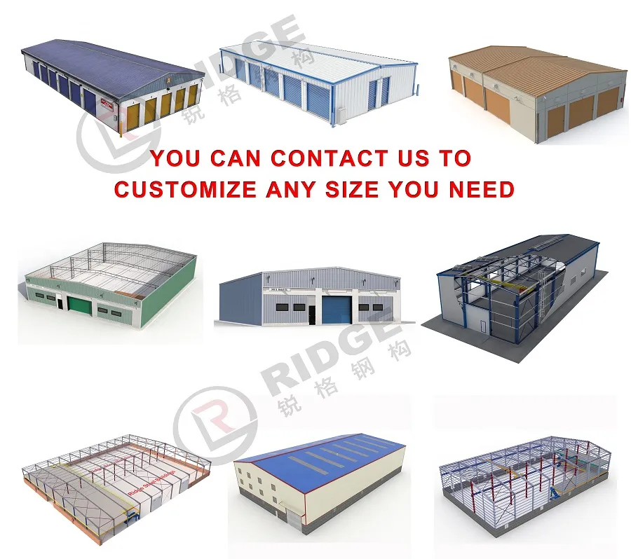 High Rise Steel Frame Pre Engineered Modular Warehouse Office Building with Lattic Structure