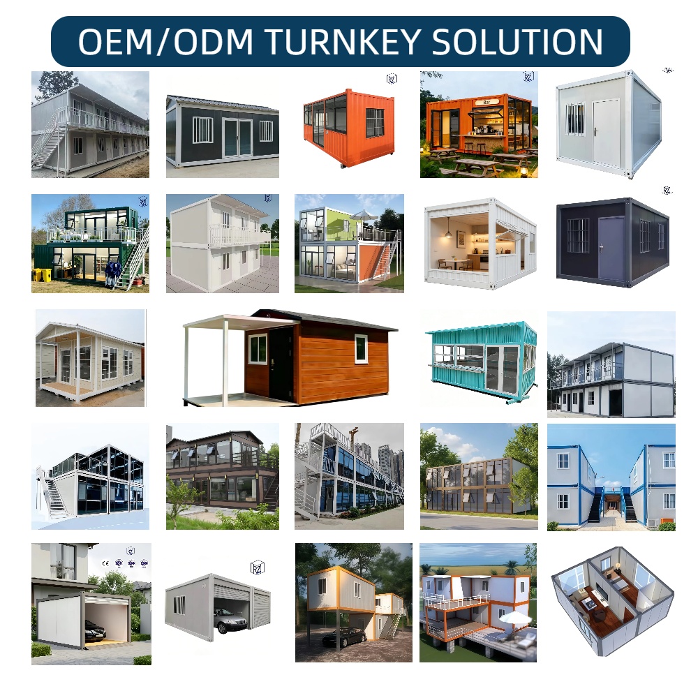 Simple Foldable Portable Prefabricated Steel Modular Container House Flat Roof for Temporary Relief Housing Office Construction