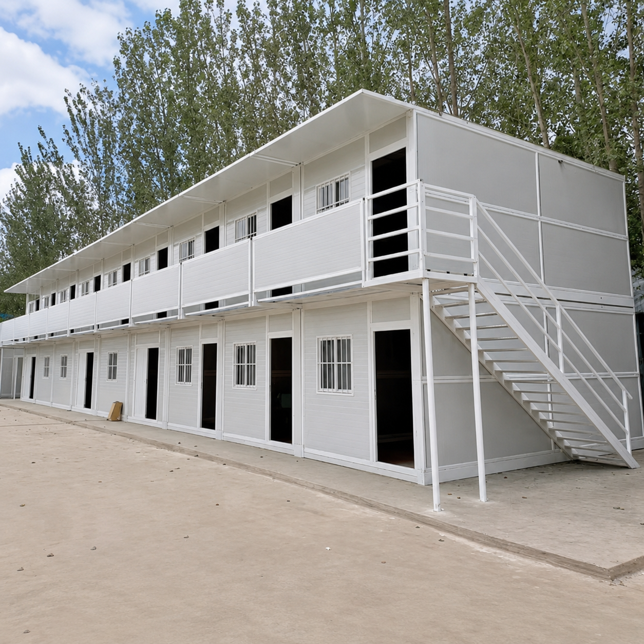 Modular House Container House Custom Size Steel Frame for Developer Site Office Training Center Quick Build Solution