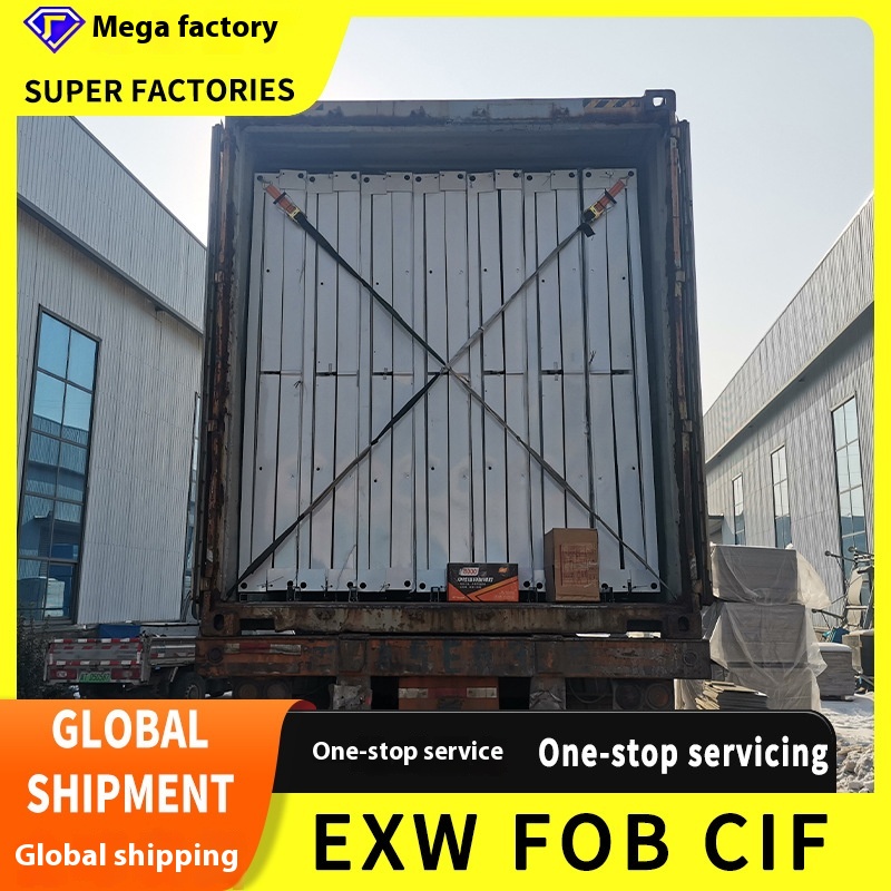 Modern Square Steel Folding Container House for Office &amp; Hotel Use Fast Building Temporary Construction with 5 Year Warranty