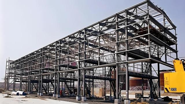 Commercial modular steel building construction