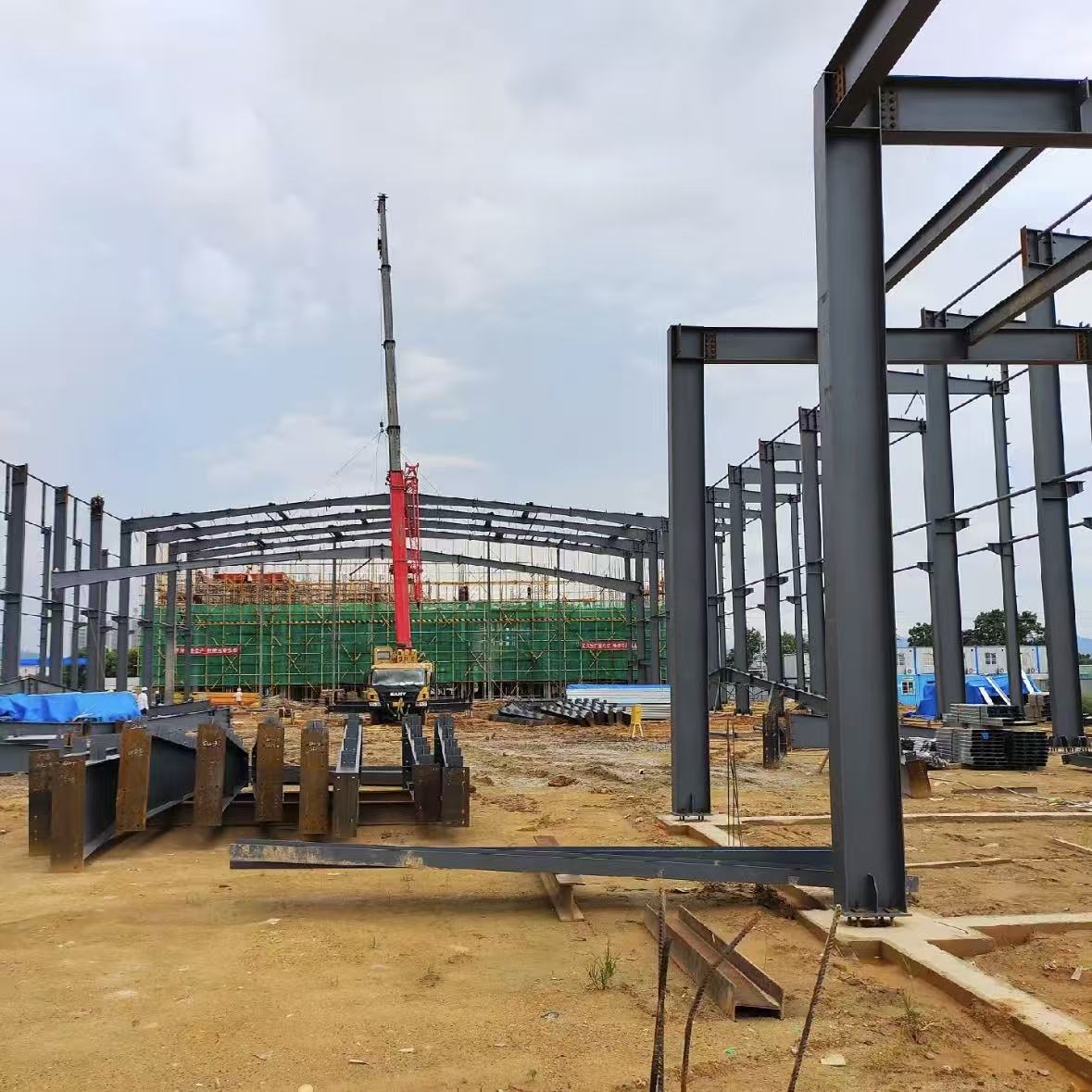 Multi-Story Steel Frame Apartment, Prefabricated Steel Structure Building for Commercial Use