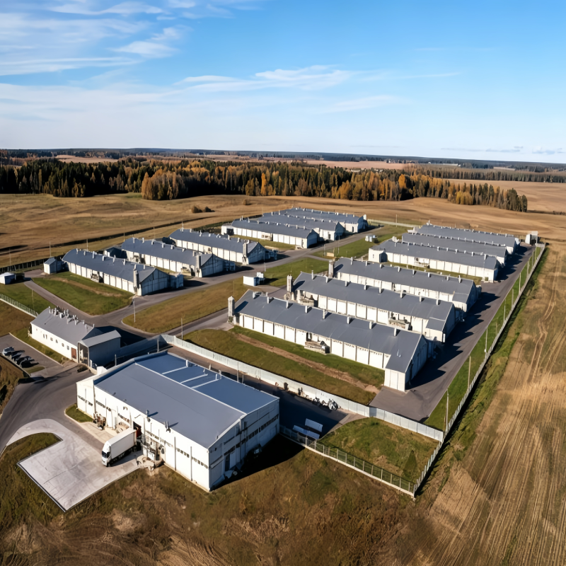 Steel Structure Poultry House Large Scale Anti Corrosion Industrial Chicken Farm Building for 200000 Broilers