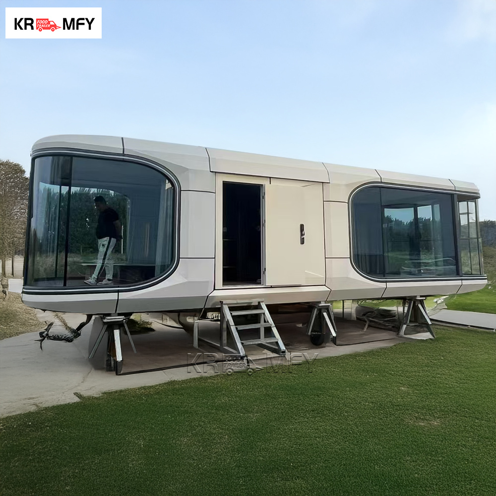 2025 New Mobile Home Modern Prefabricated Modular Residential Camp Prefab Capsule House With Steel Sandwich Panel for Hotels