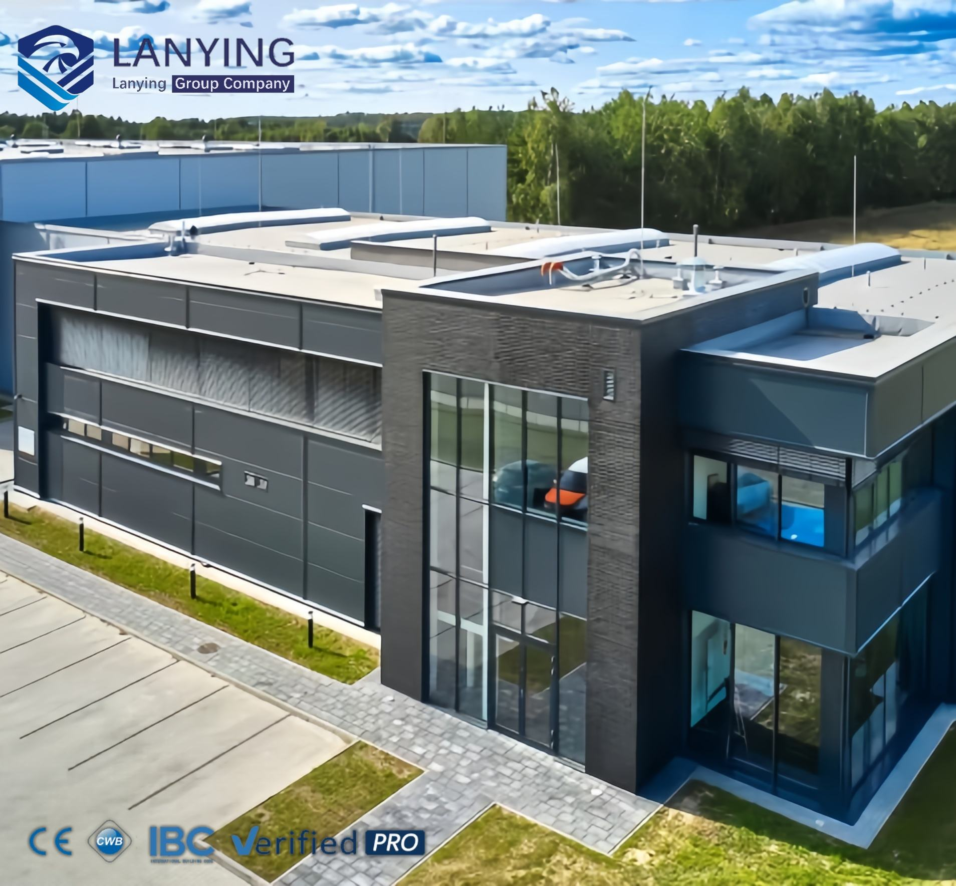 Modern Design Prefabricated Warehouse Steel Structure Building For Steel School