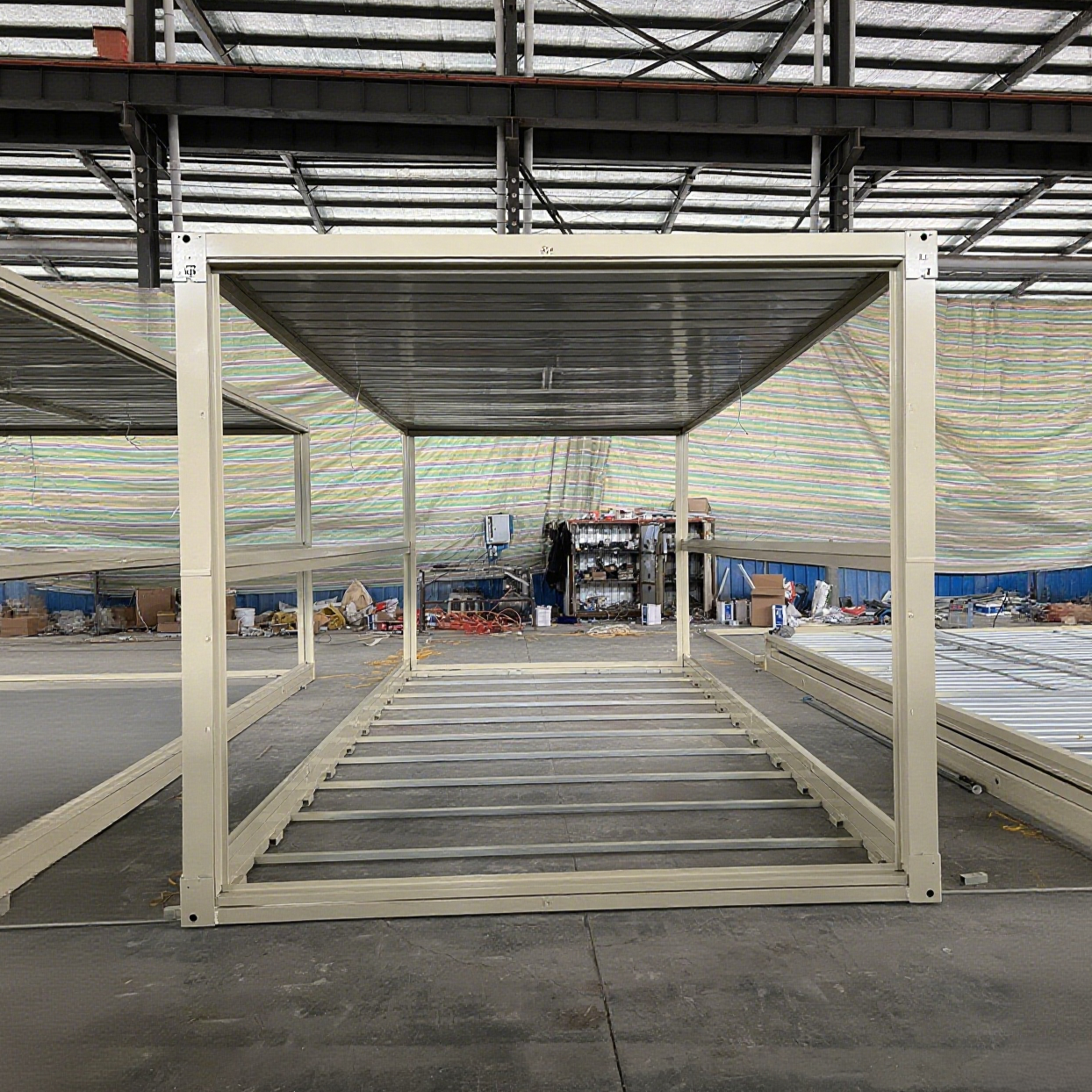 Commercial Foldable Container House Prefab Building for Shops Cafes Retail Outlets