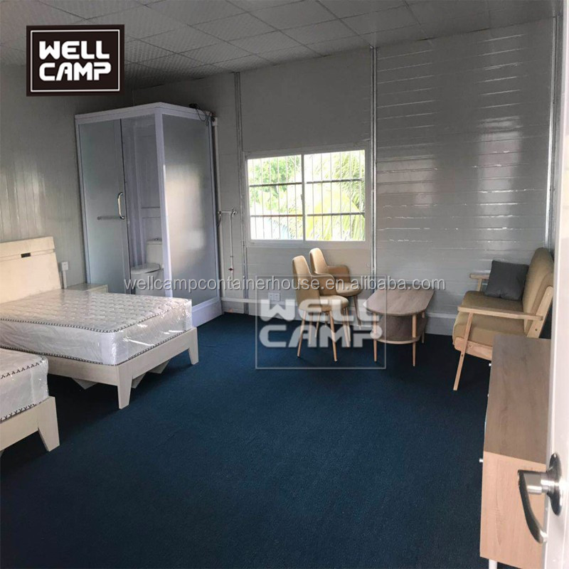 Low Cost Prefab K Container House Labor Camp Worker Accommodation Sandwich Panel Dormitory Layout Industrial Design in China