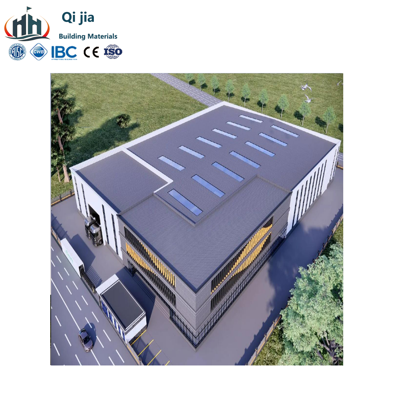 Industrial Workshop Prefabricated Steel Structure Building Light Type Factory-Welded Modular Steel Workshop