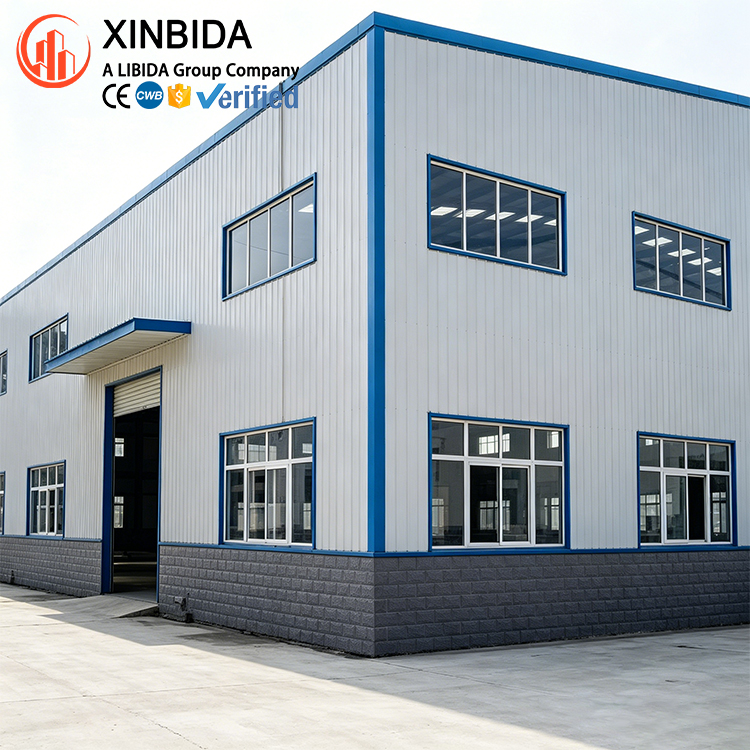 Hot Selling Modular Fabrication Design Steel Structure Warehouse Building Space Framed Commercial Metal Building
