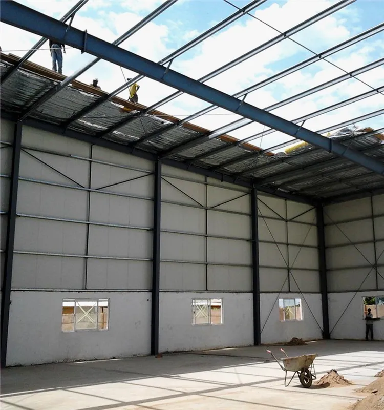 Pre Engineered Prefabricated Light Metal Frame Factory Structural Steel Structure Warehouse Workshop Construction Building