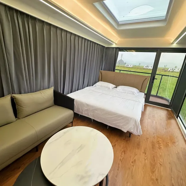 Outdoor Portable Expandable Space Capsule Tiny House Modern Modular Prefab Home for Hotel Airbnb Living Office Working Villa