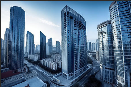 High Rise Steel Structure Building Office Tower Hotel Apartment Multi Story Prefabricated Building