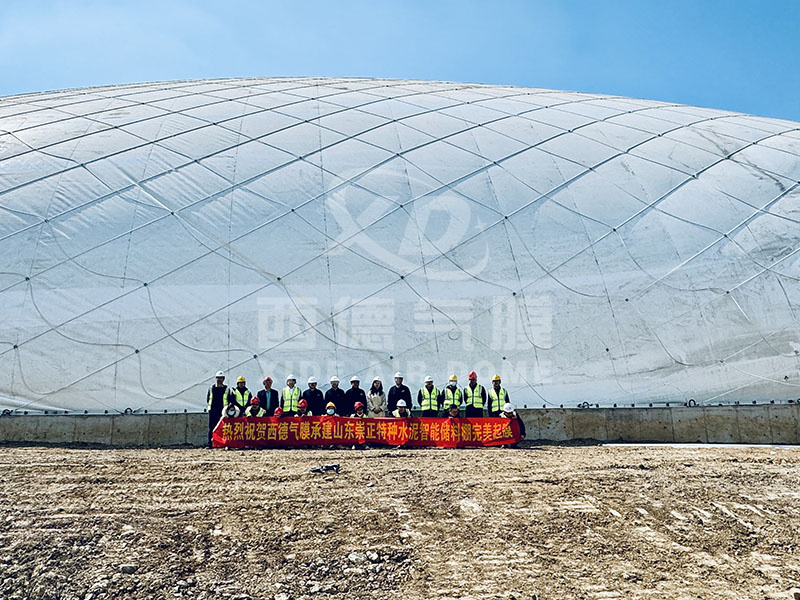 Versatile PVC Air Dome Efficient Temporary Warehouse for Cement Facilities with Durable Aluminum Poles