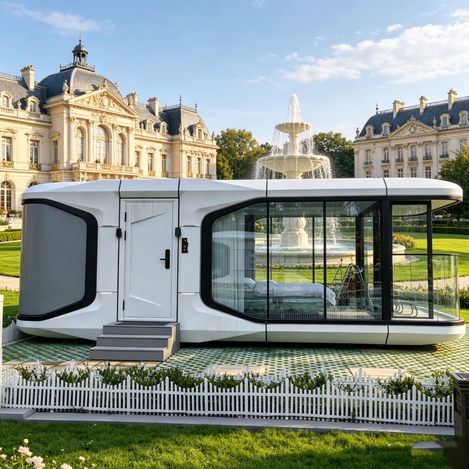 The Most Populcr Sustainable Quick-Install Tiny Prefab Modular Space Capsule House for Tourism Accommodation
