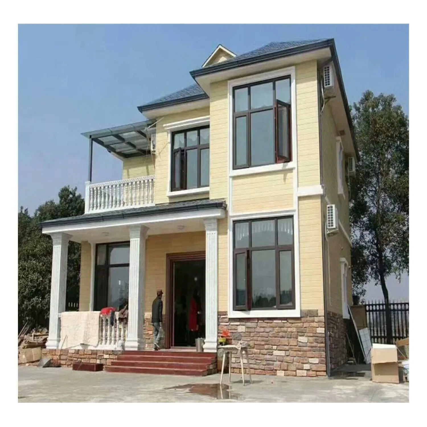 High Rise Multi Story Prefabricated Metal Work Steel Structure Frame Hotel Residential Buildings with Latest Designs