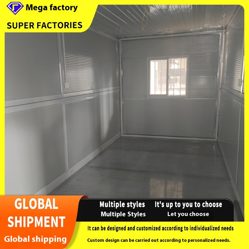 Modern Square Steel Folding Container House for Office &amp; Hotel Use Fast Building Temporary Construction with 5 Year Warranty