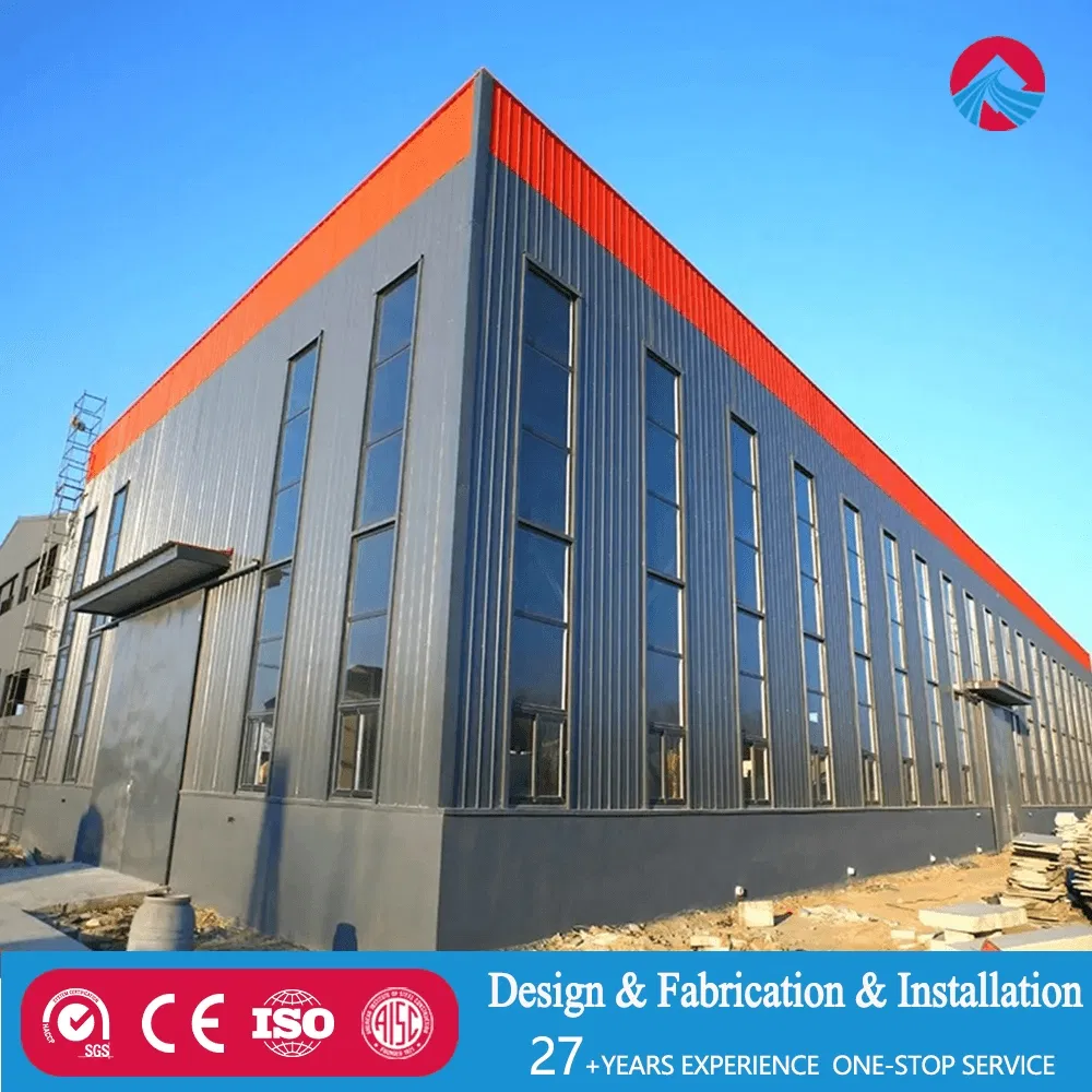 Modular Prefabricated Pre Engineered Metal Structural Steel Structure Frame House Workshop Warehouse Storage Construction Steel Building