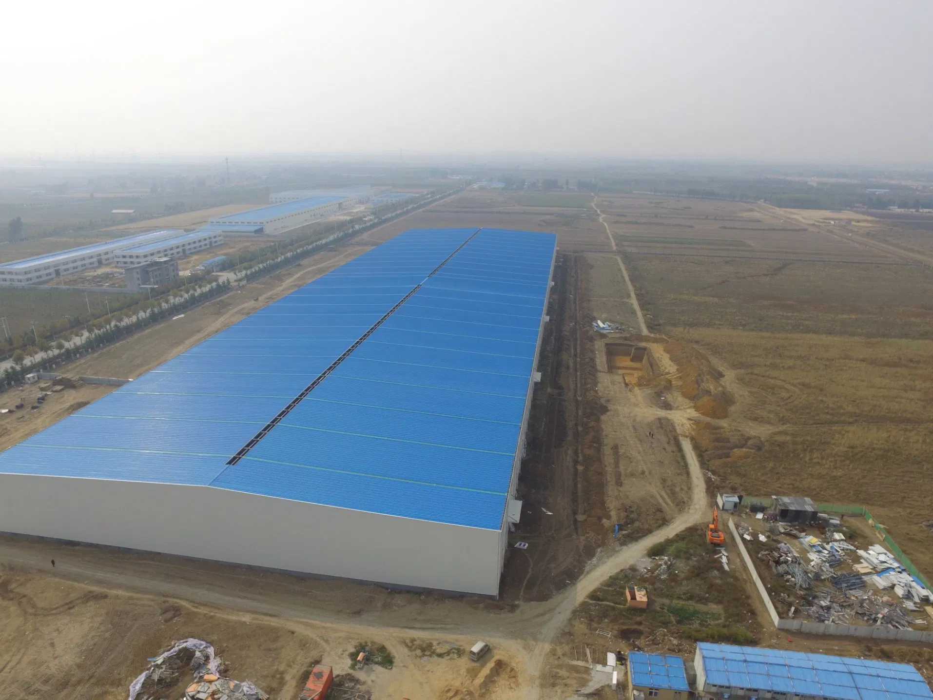 Large Span Prefab Steel Structure Frame Pre-Engineered Metal Prefabricated Building