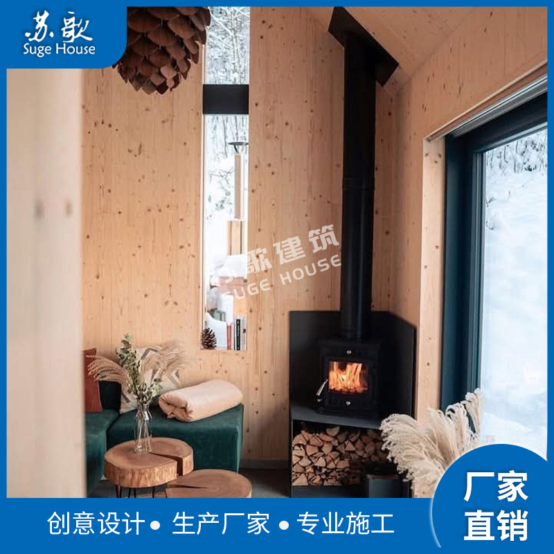 New Outdoor Small-Unit Steel-Structure Habitable Modular Homestay Residential Design Activity Camping Hut Prefabricated