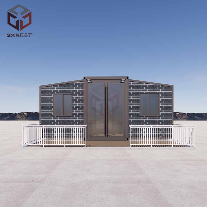 EPS/PU/Rock Wool Sandwich Panel 20FT Container Houses Modern Design Expandable for Office Building Apartment Temporary Permanent