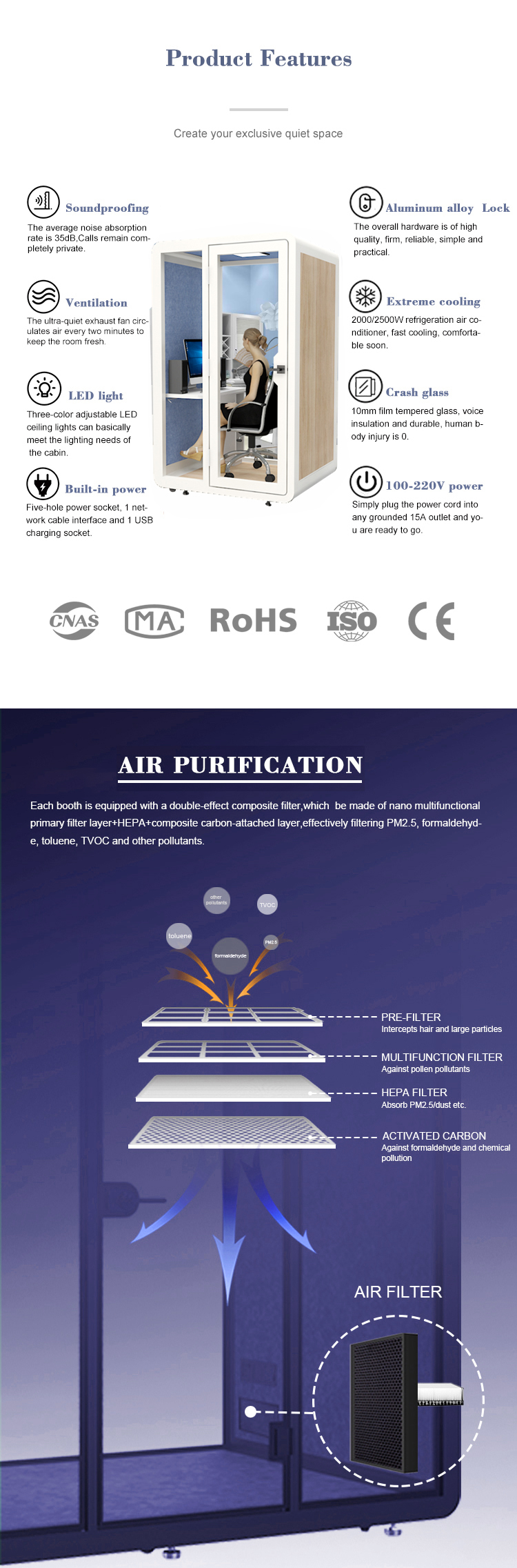 Detailed Dimensions and Features
