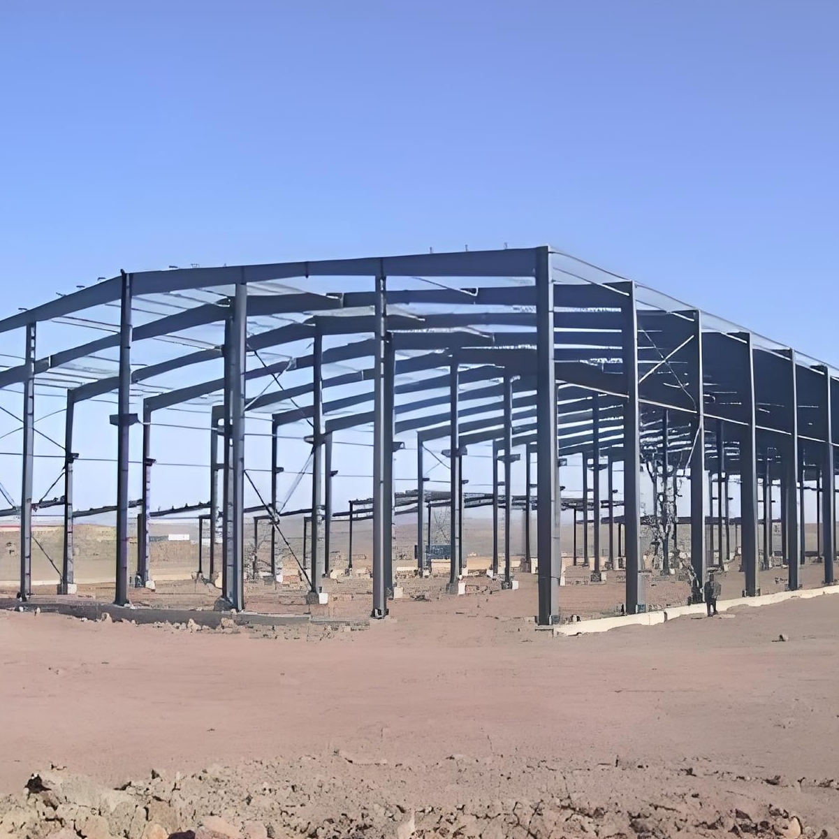 Modular Prefab Steel Structure Warehouse Quick Build Cargo Storage Shed