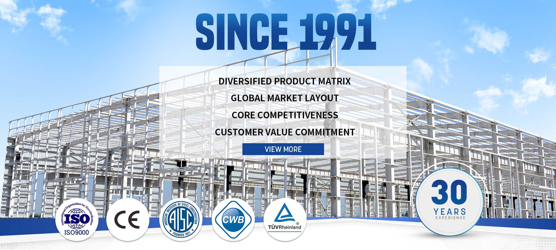 Steel Structure Building Banner