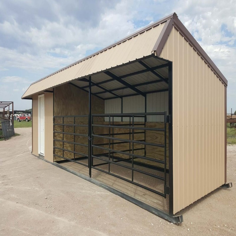 Livestock Sheds Steel Structure 25x12 Design Durable and Spacious for Cattle Farm Use Direct Factory Price ISO Certified