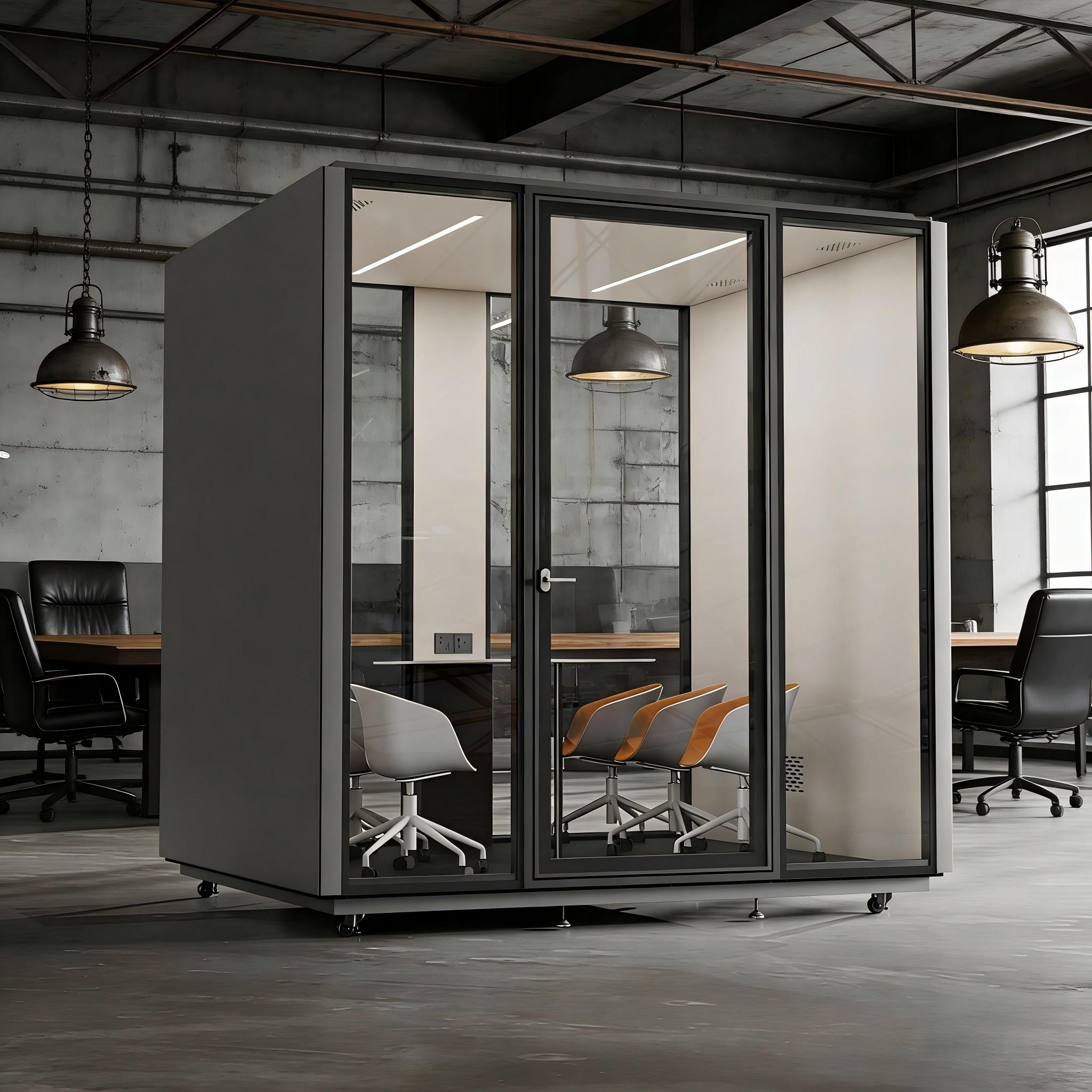 Mobile Movable Modular Eco-Friendly Modern Indoor Pods Container Insulation Airflow Acoustic Prefabricated Villa School Hospital