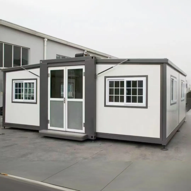 Portable Steel Modular Cabin Prefabricated Foldable Structure for Temporary Office Site Housing and Camp Use Expandable House