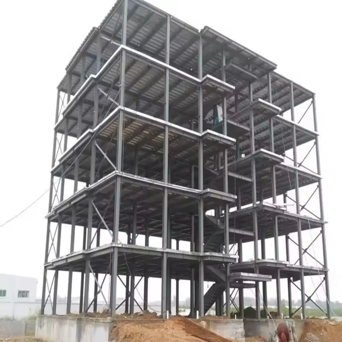 Commercial and Residential Building Modular Commercial Building Multi Storey Steel Frame Structure Building