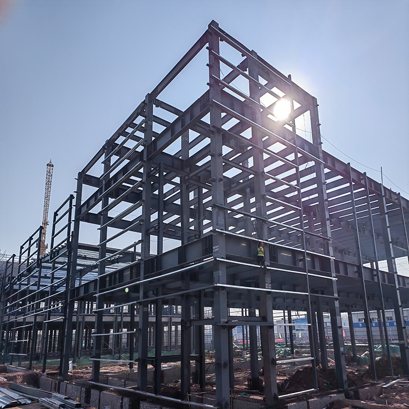 Prefabricated Multi-Story Light Steel Structure Building-Commercial Hotel/School/Office Complex