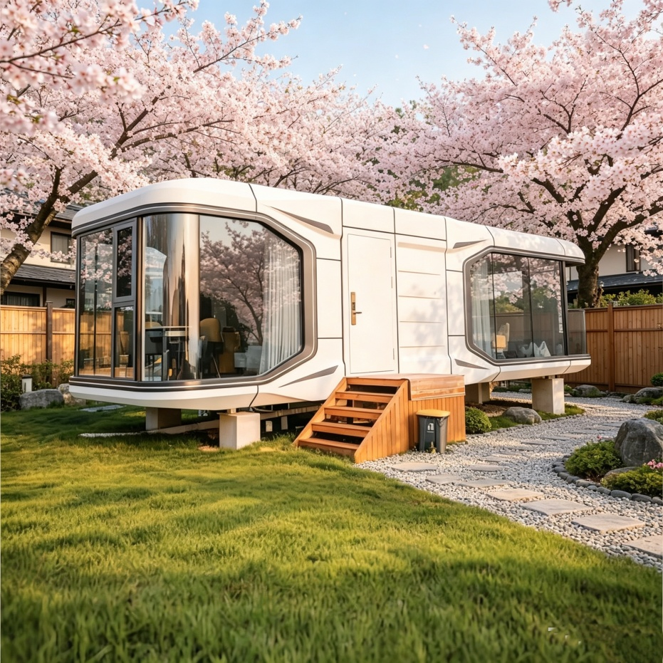 Quality Assurance Sustainable Durable Portable Prefab Modular Space Capsule House for Forest Cabin