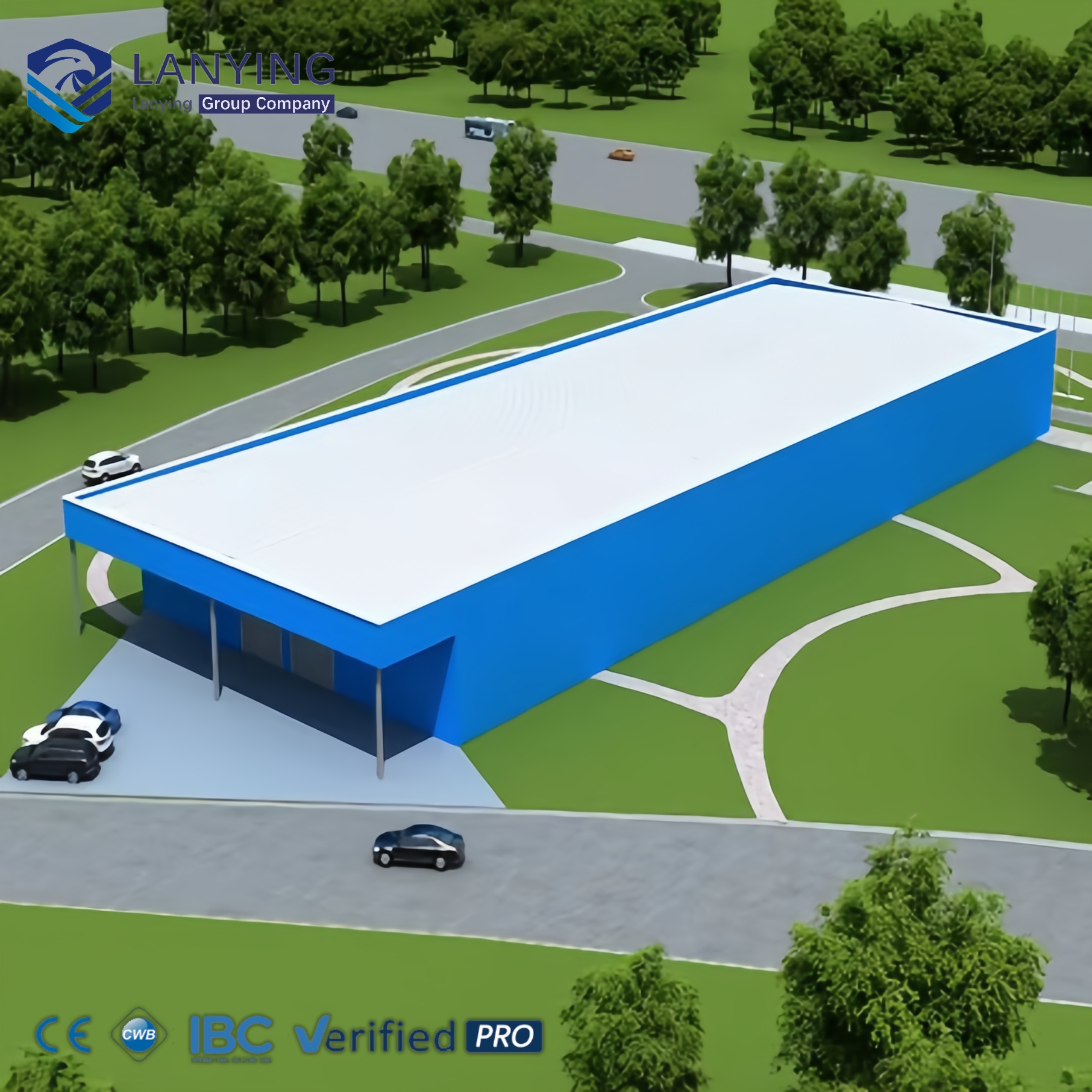 Customized Prefabricated Steel Structure Building Low Cost Office Factory Workshop Warehouse Steel Building