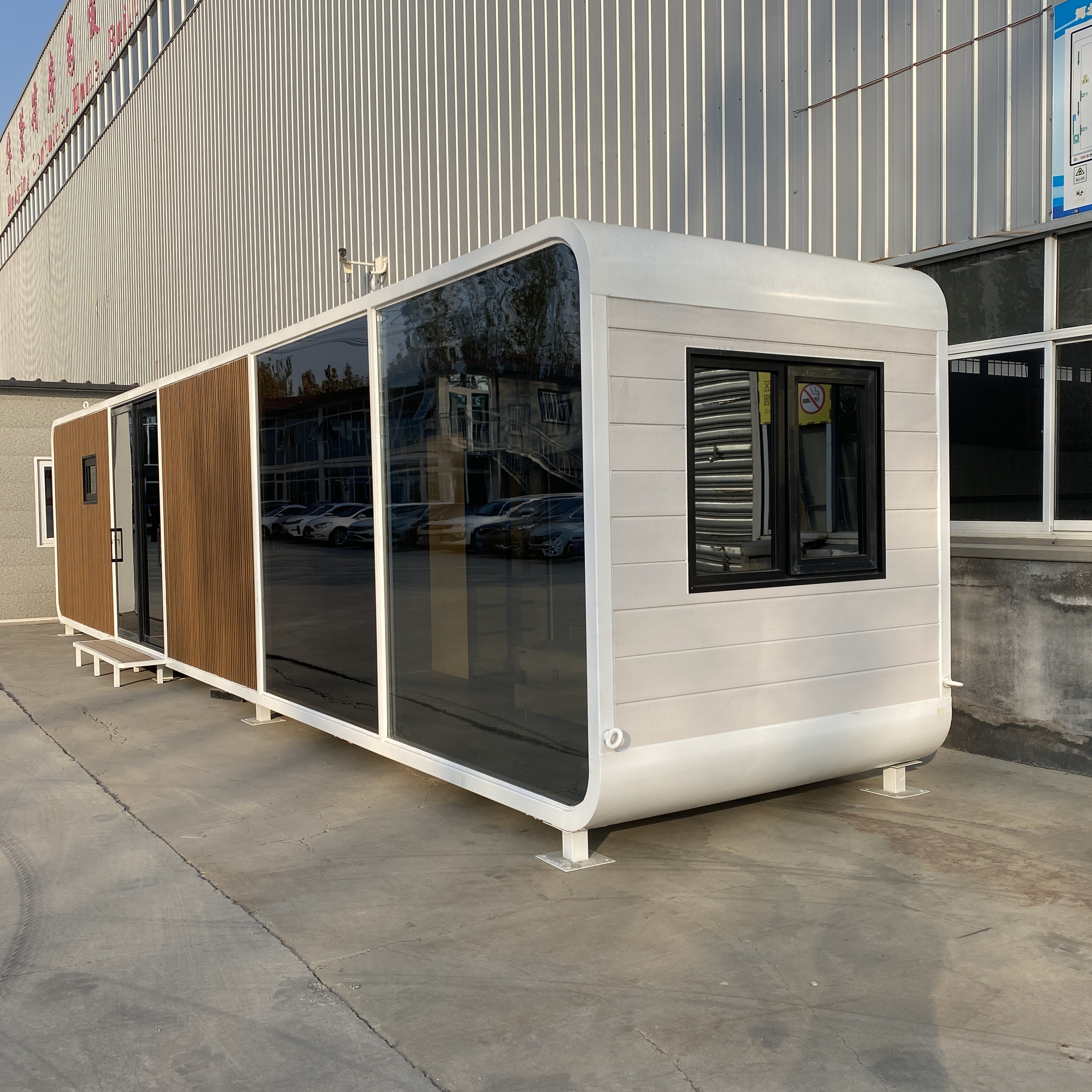 20FT &amp; 40FT Prefabricated Apple-Cabin Modular Storage Container Houses, Designed for Farm and Office Use