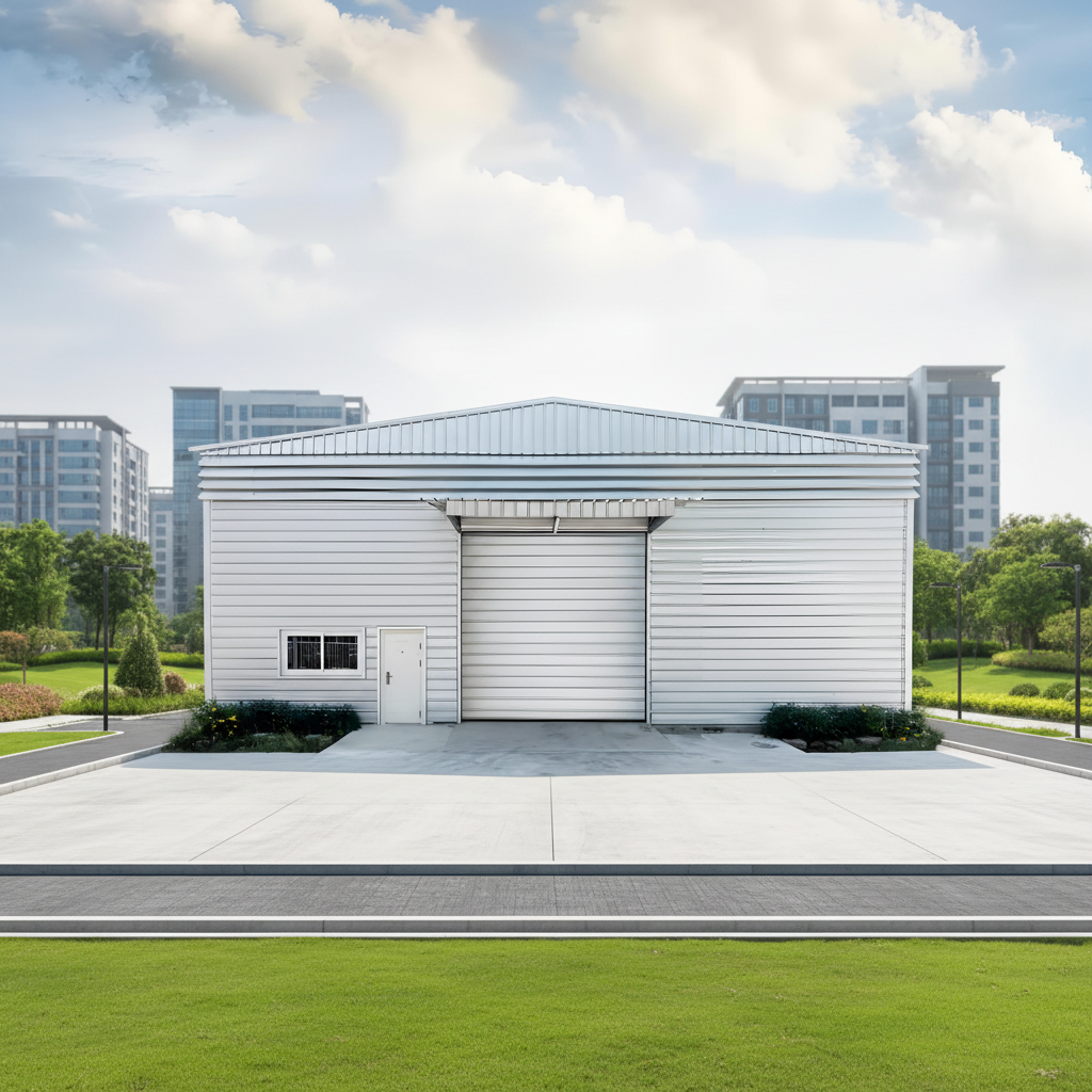 500 Square Meter Prefabricated Ready Made Steel Structure Warehouse for Food Factory