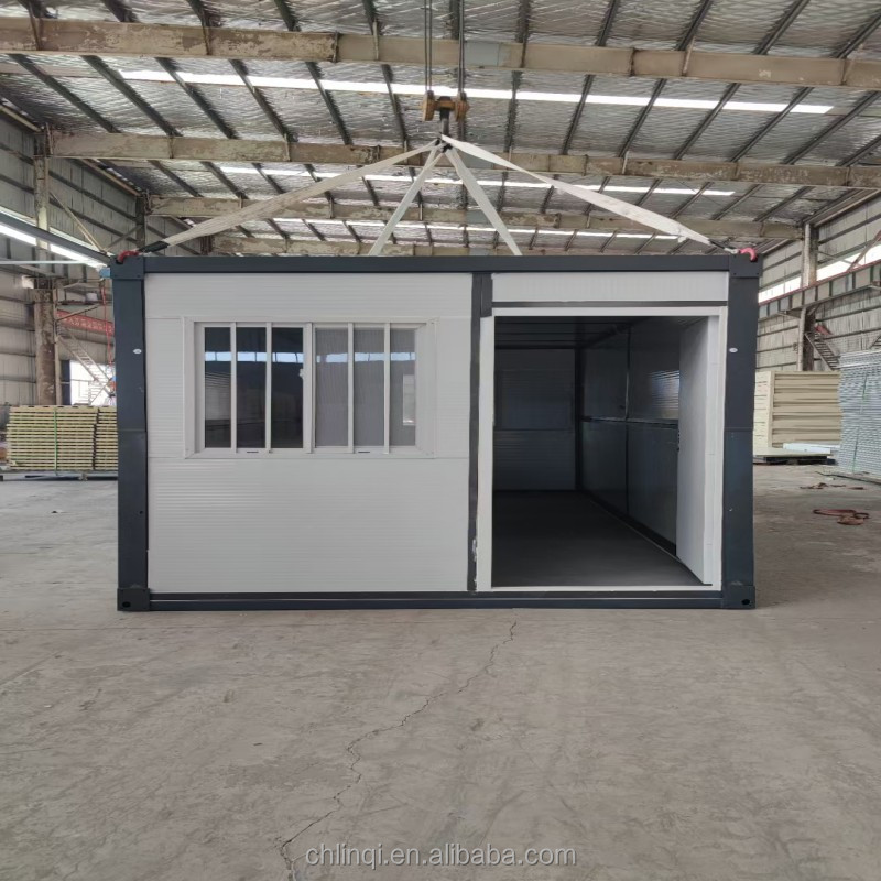 20ft &amp; 40ft Mobile Prefabricated Modular Steel Container Portable Foldable Site Office for Temporary Use in Hotels and Shops