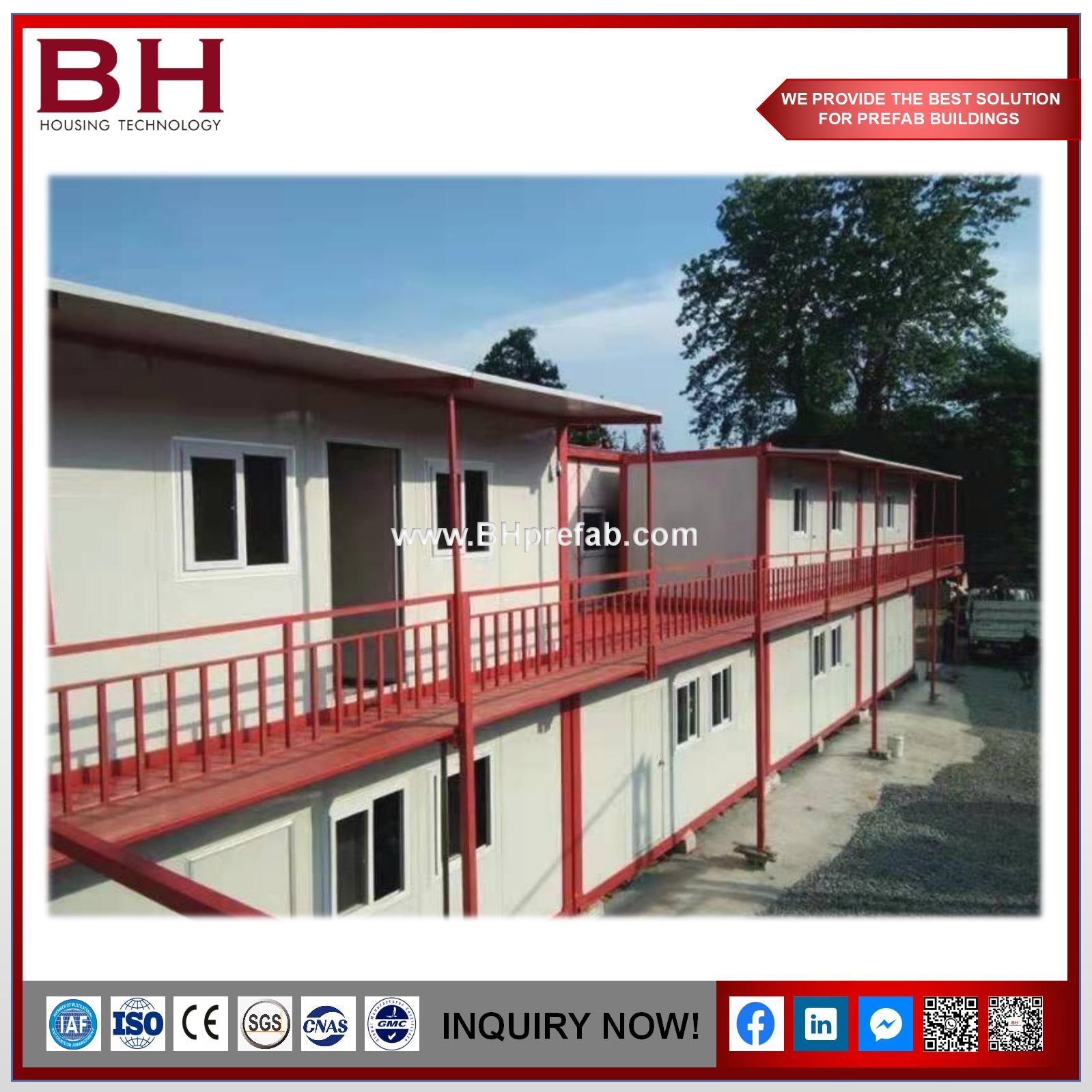 Mobile Prefabricated Modular House Expandable Container Office Building for Construction Site Villa Camp