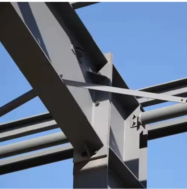 Fabrication Steel Space Frame Metal Galvanized Steel Structure Residential Building