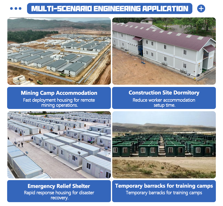 Prefabricated Housing Factory Z Fold Container House Multi Layer Stackable Modular Accommodation Cabin Construction Site Shed