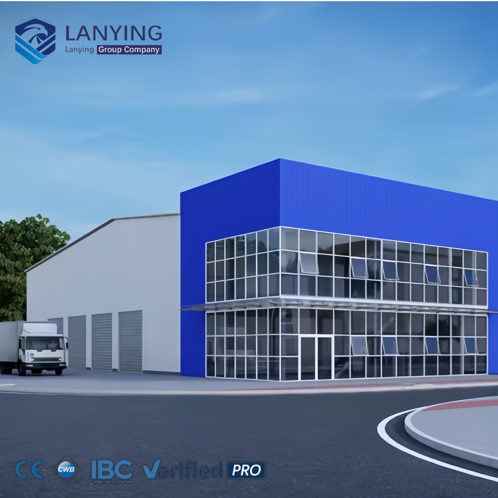 Customized Prefabricated Steel Structure Building Low Cost Office Factory Workshop Warehouse Steel Building