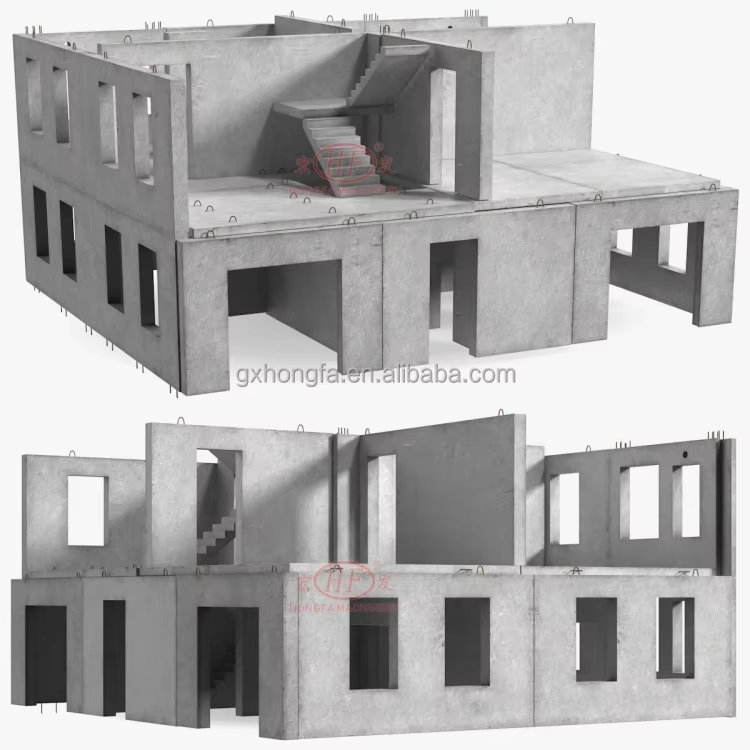 Precast Concrete House Process Of Constructing Concrete Modular House Precast Concrete Homes Precast Concrete Panel Factory