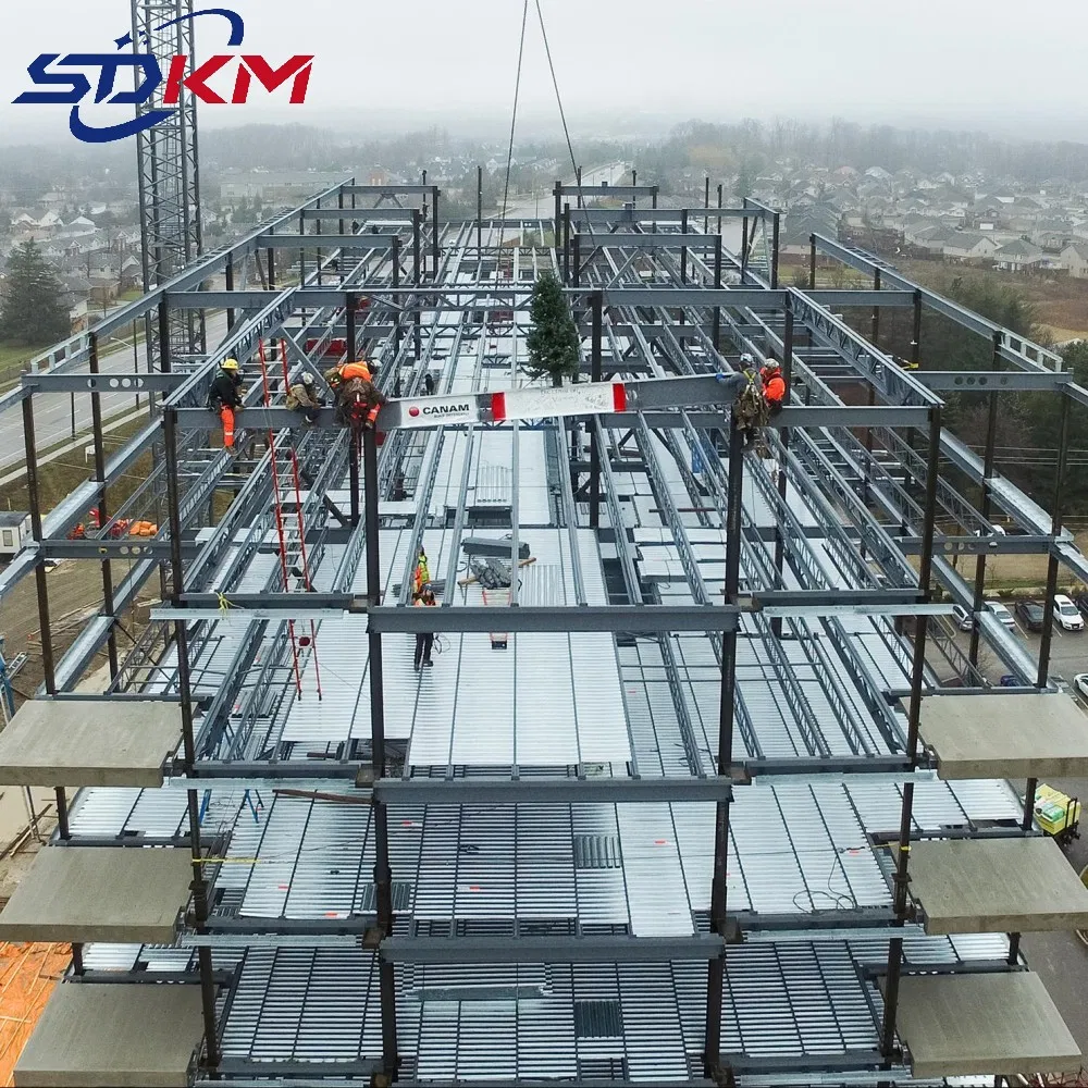 Structural Steel Frame Prefabricated House Restaurant Store Residential House Warehouse, Hotels, Industrial Park, Buildings Schools
