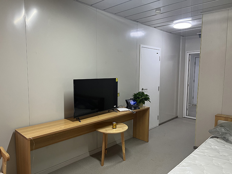 Modular Hotel Integrated Accommodation Low Maintenance Cost Comfortable Living 40ft With Shower Room Modular House
