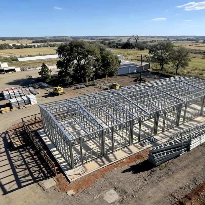 Modern Modular Fast Installation Multi-Story Steel Structure Large Span Space Frame Robust Steel Structure