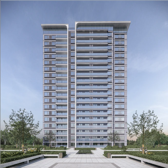 High Rise Steel Structure Building Office Tower Hotel Apartment Multi Story Prefabricated Building