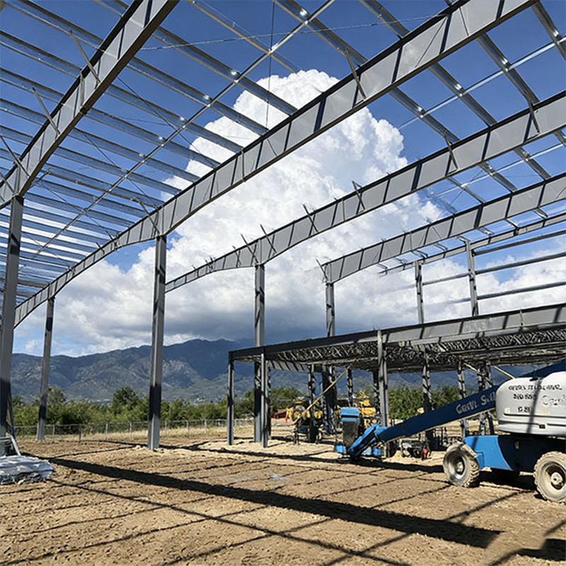 3D Design Stock House Prefabricated Small Warehouse Metal Construction For Workshop And Office Building Use CE Certified