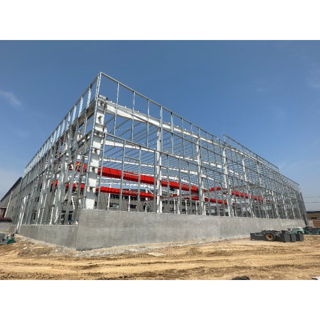 Modular Portal Frame Steel Structures, Metal Building Structures, Prefabricated Industrial Warehouses