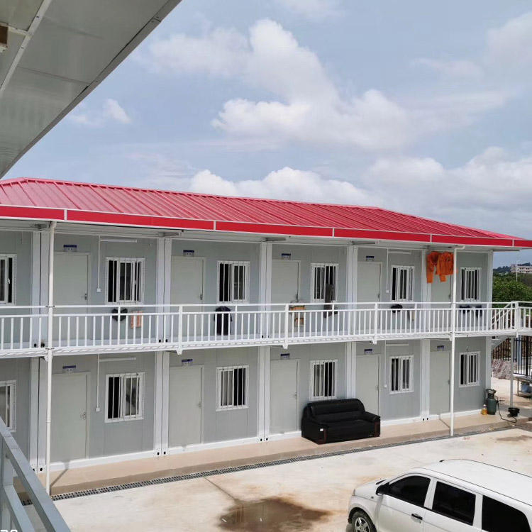 Z-Shaped Foldable, Quick-Assembly Modular Building for Dormitories and Offices