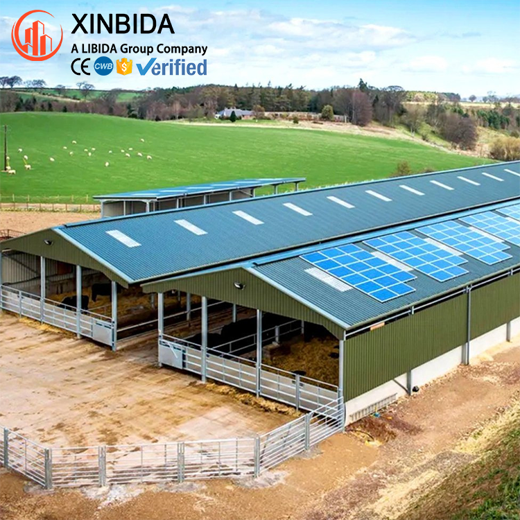 Cheap Price Prefab Steel Structure Pole Barn Poultry Shed Animal for Poultry Farm Buildings